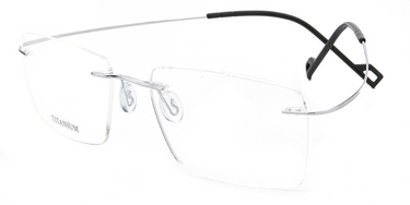 Men Cristal Eyeglasses: Kobe -  Transparent - SpecSMART Eye Clinic (diagonal View)